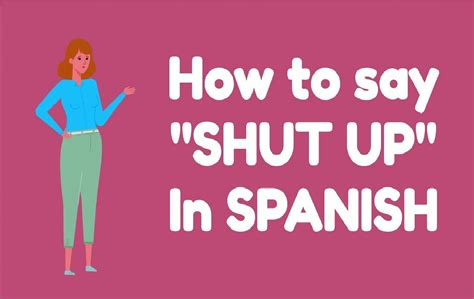 Gaining proficiency in any language requires understanding both its formal and informal expressions, including phrases that are considered impolite or rude. In the case of Spanish, expressing the phrase "shut up" can be done in various ways depending on the context and level of formality desired. In this guide, we will explore different ways to convey this phrase in Spanish, providing tips ... 